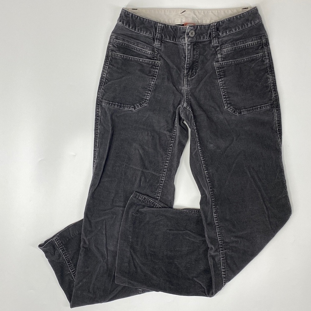 The North Face Boot Cut Gray Corduroy Casual Pants Size 2